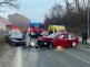 140324-Dopravní nehoda dvou osobních vozidel za vjezdem do Mělníka po silnici č. 9 v Pražské ulici