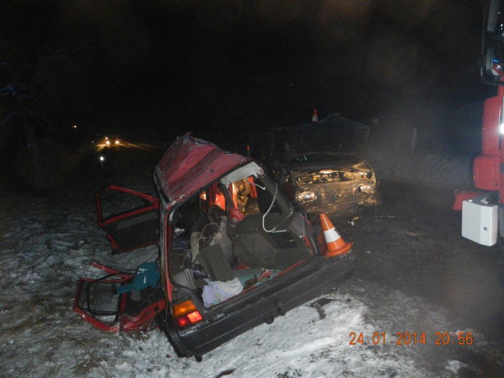 1 Dopravní nehoda 2 OA, Žár - 24. 1. 2014 (3).jpg