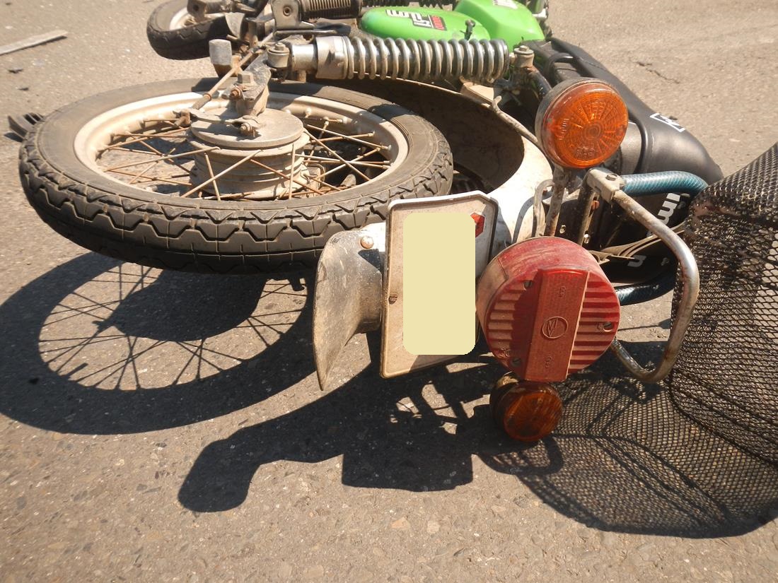 1 Dopravní nehoda OA a motorka, Milevsko - 3. 7. 2015 (1).jpg