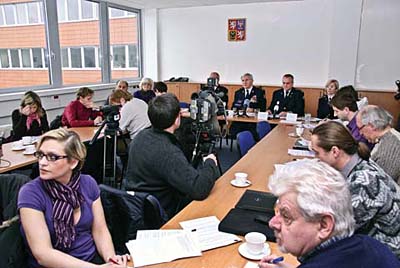 Účastníci tiskové konference