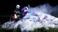 170524-Noční požár osobního automobilu na obchvatu Čáslavi poblíž letiště likvidovaný pomocí pěny