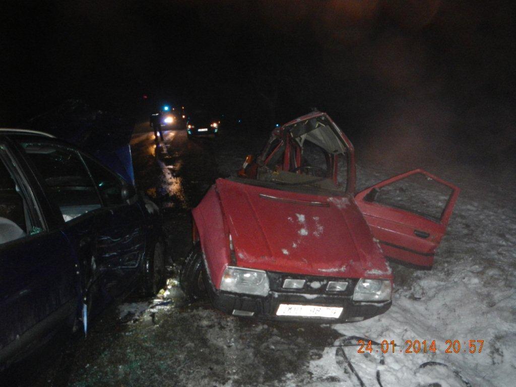 2 Dopravní nehoda 2 OA, Žár - 24. 1. 2014 (7).jpg