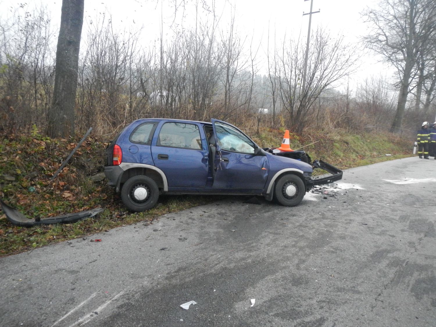 2 Dopravní nehoda OA a dodávky, Bohdalovice - 13. 11. 2013 (4).jpg