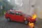 240524-Požár osobního automobilu po technické závadě v historickém centru Nymburka
