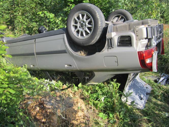 Nehoda vozidla Volvo vypadala hrozivě.
