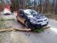 Dopravní nehoda OA do stromu, Heřmaneč - 17. 2. 2022  (1)