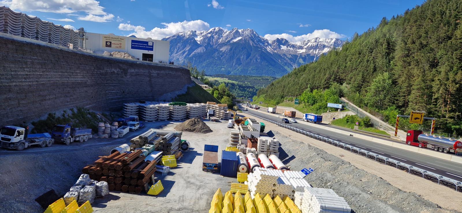 Zařízení stanoviště tunelu v Brenneru