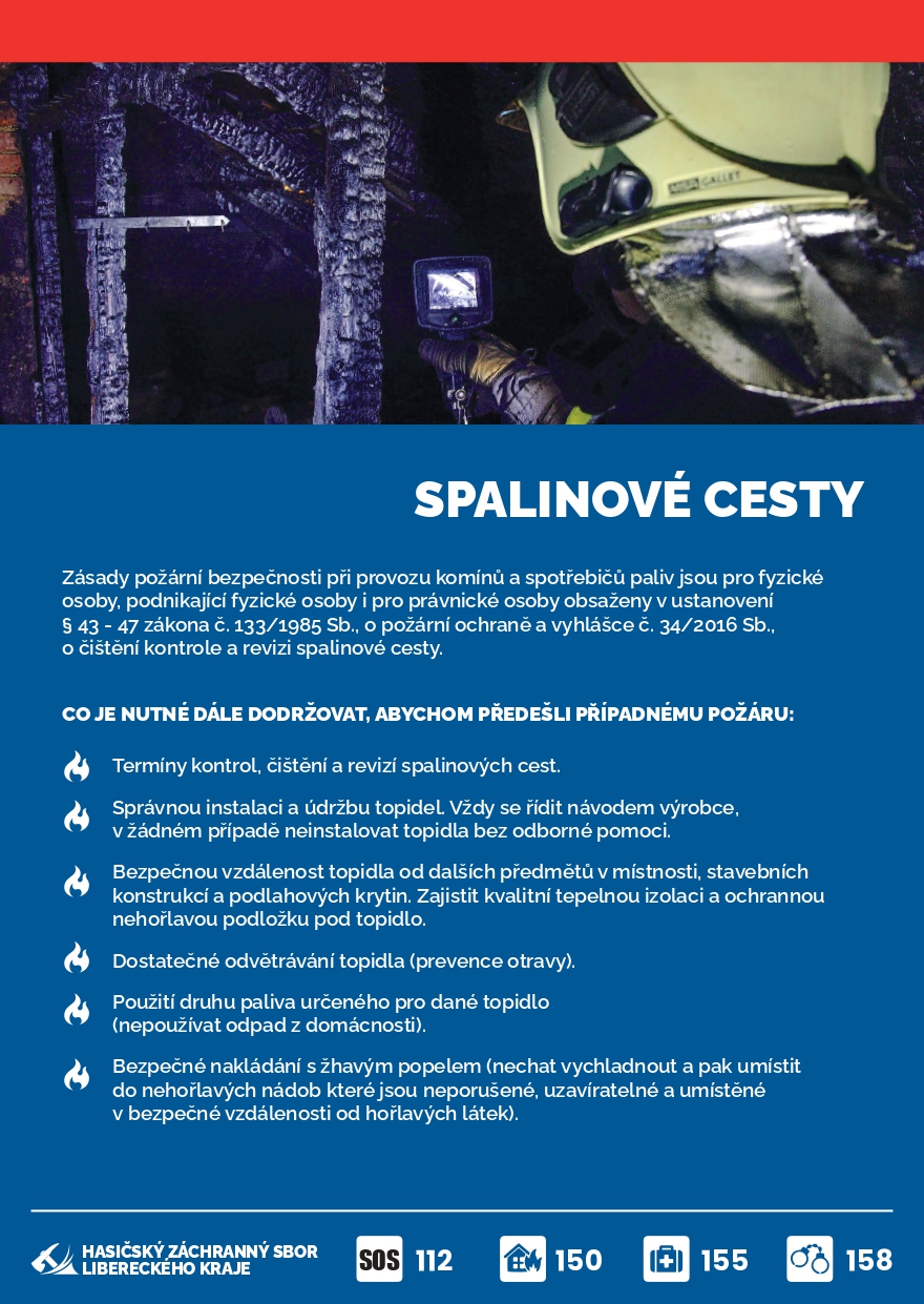 Hasiči radí: Spalinové cesty