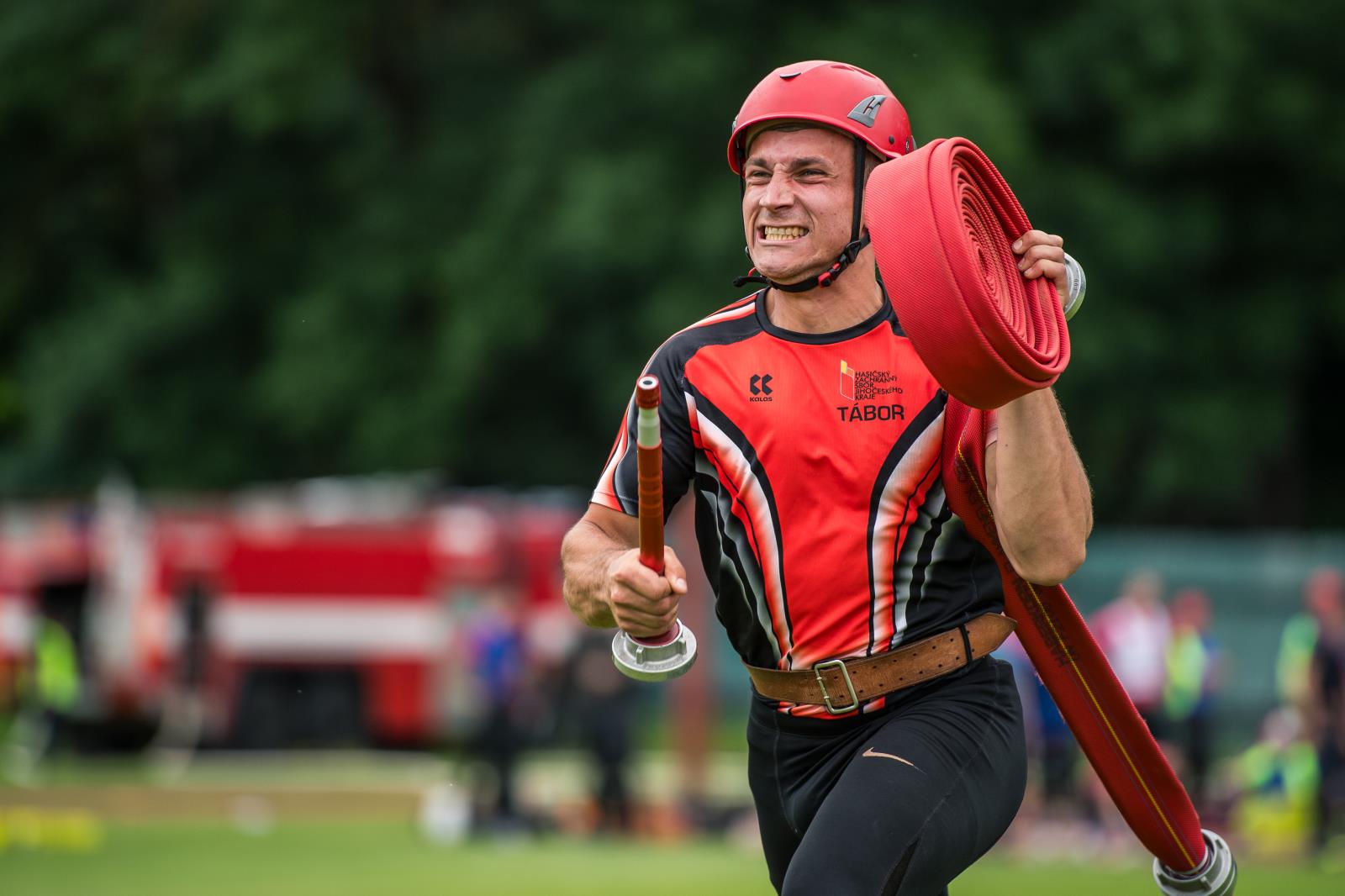 Krajská soutěž HZS Jihočeského kraje v požárním sportu, Český Krumlov (7).jpg