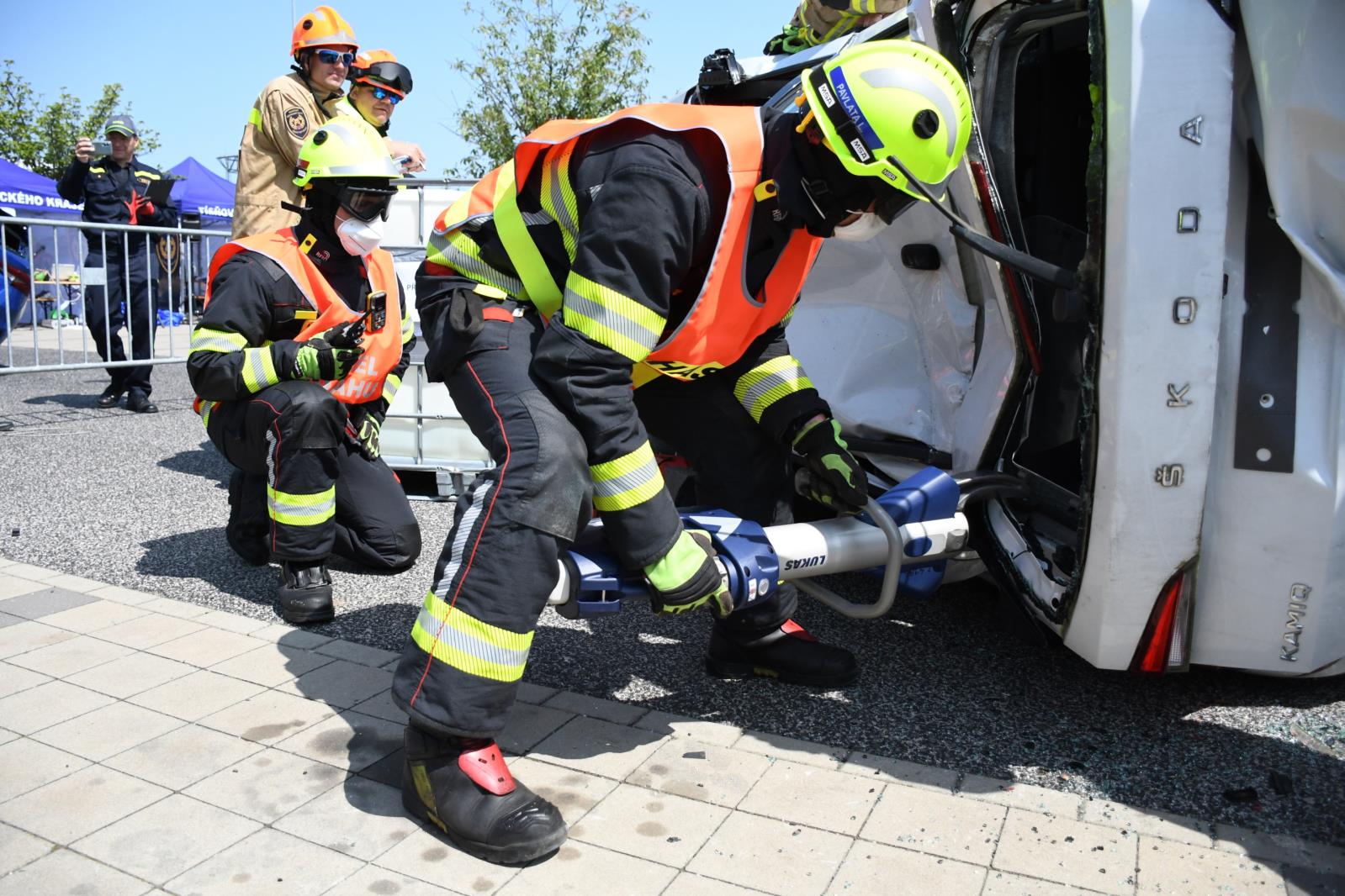 Krajská soutěž ve vyprošťování u dopravních nehod