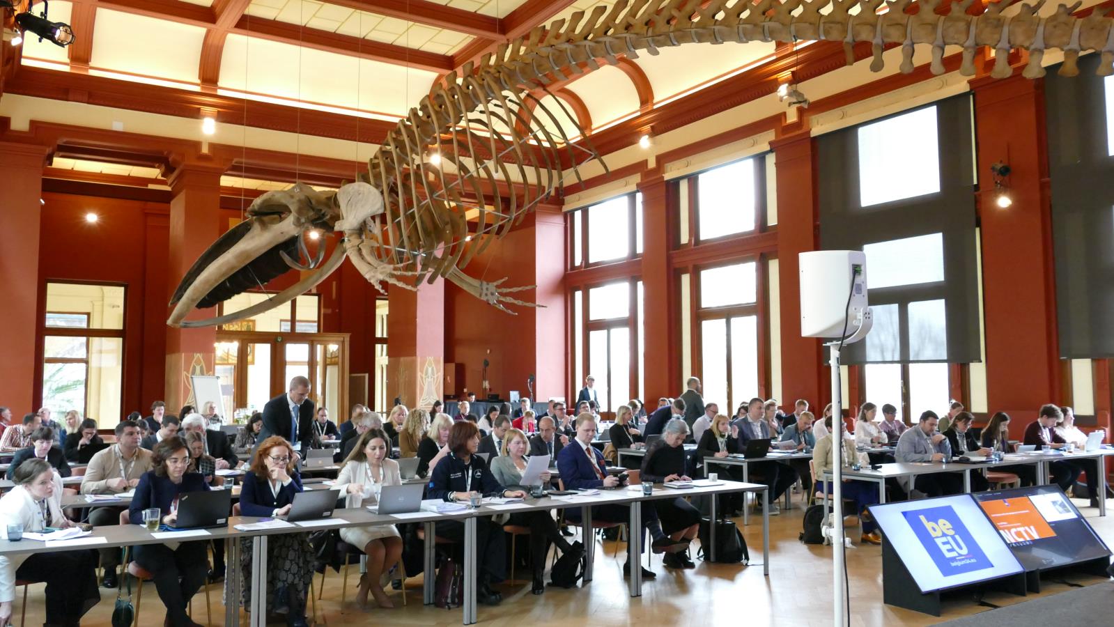 Předsednický workshop se konal v prostorách kongresového centra v ZOO Antverpy