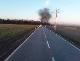 Požár osobního auta u Myslibořic za sebou zanechal škodu 60 tisíc korun.