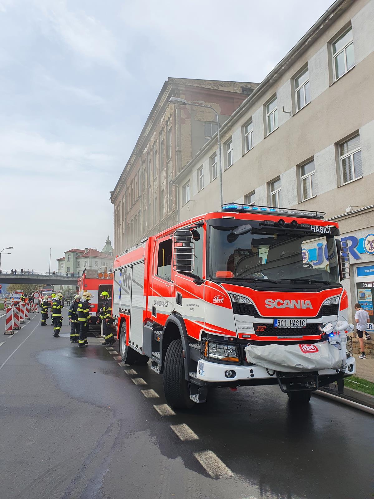 Požár_Děčín 14.4. 2022