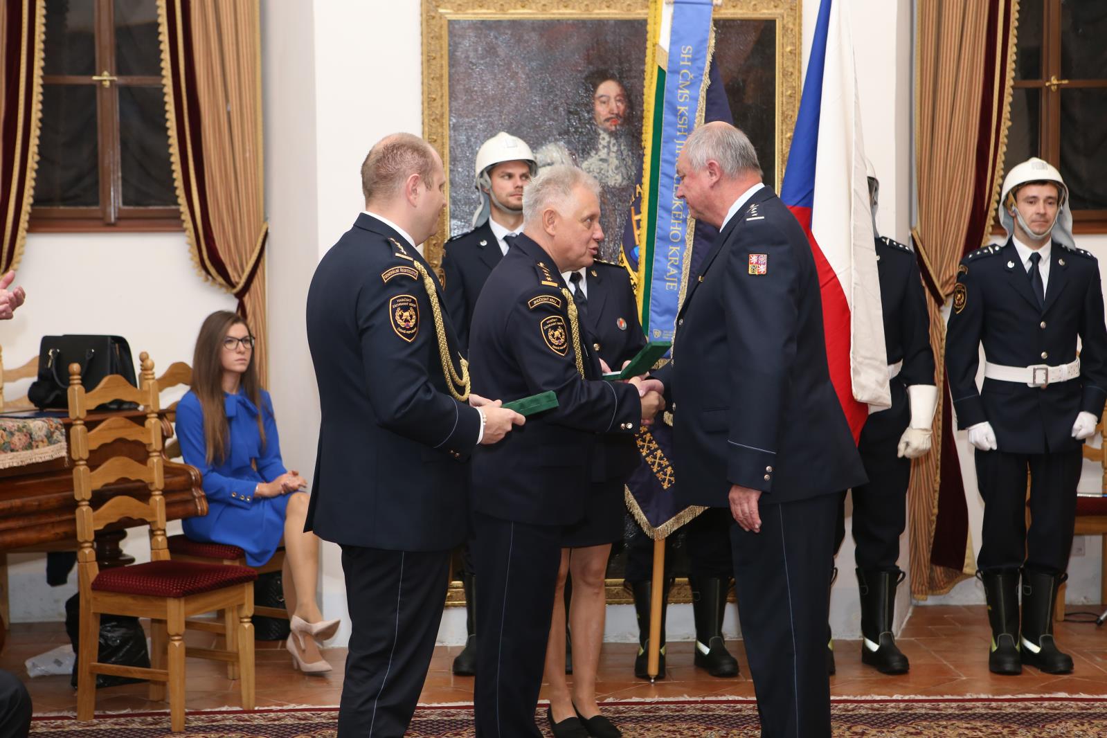 Předání medailí a složení slibu, Třeboň - 24. 10. 2019 (88).JPG