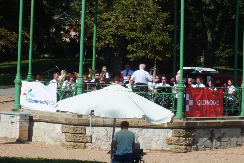 Promenádní koncert Smetanovy sady, Olomouc 24.7.2016