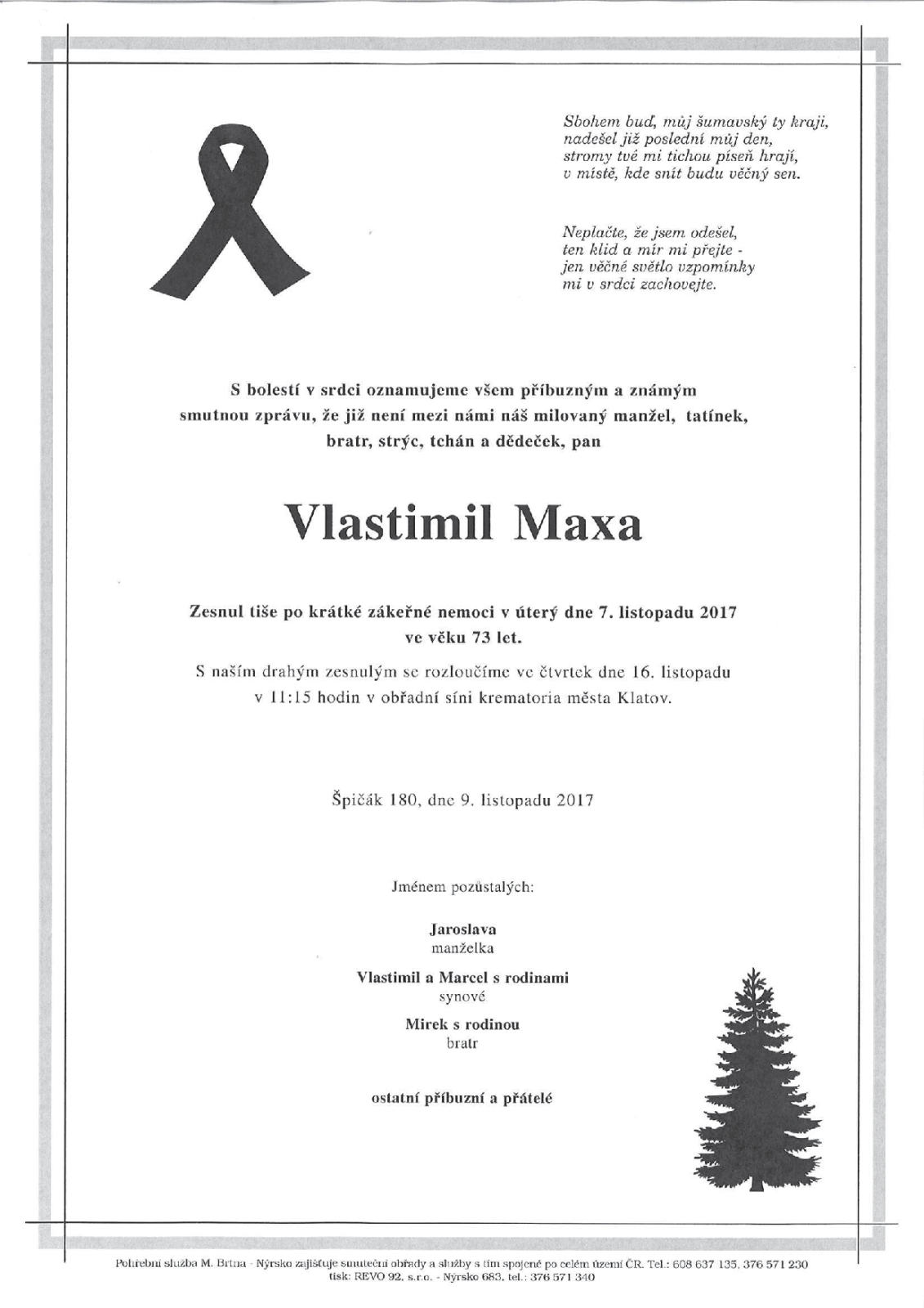 Vlastimil Maxa parte