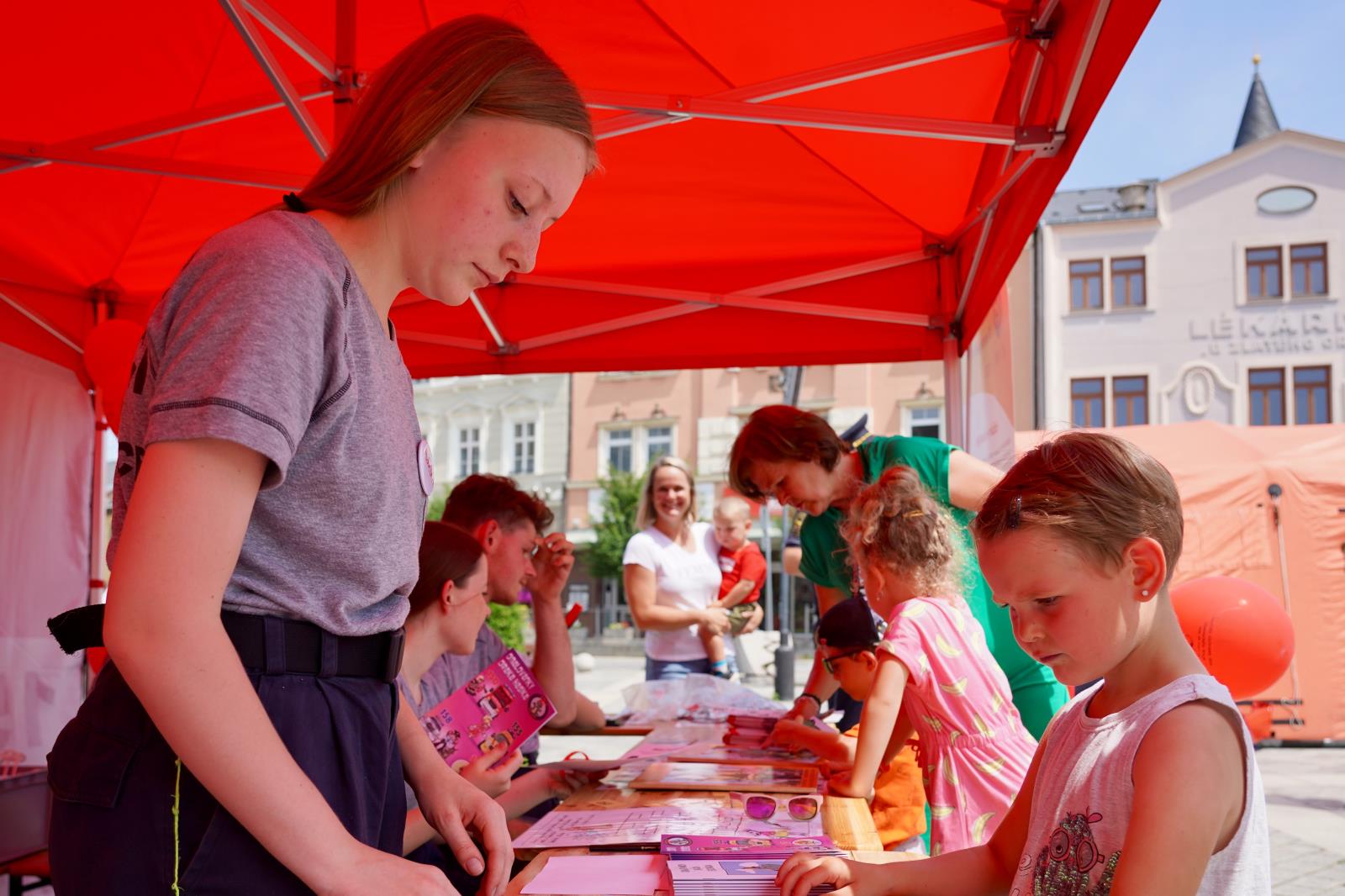 foto akce výročí 70 let profesionálních hasičů v Přerově - 21.6.2023