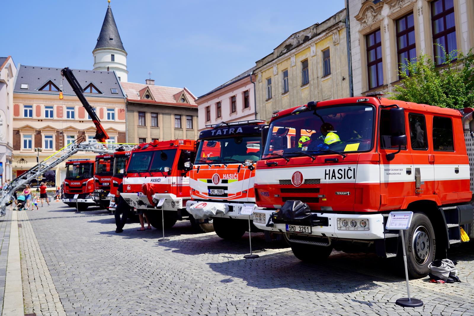 foto akce výročí 70 let profesionálních hasičů v Přerově - 21.6.2023