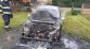 100624-Požár osobního vozidla v obci Byškovice nedaleko Neratovic na Mělnicku