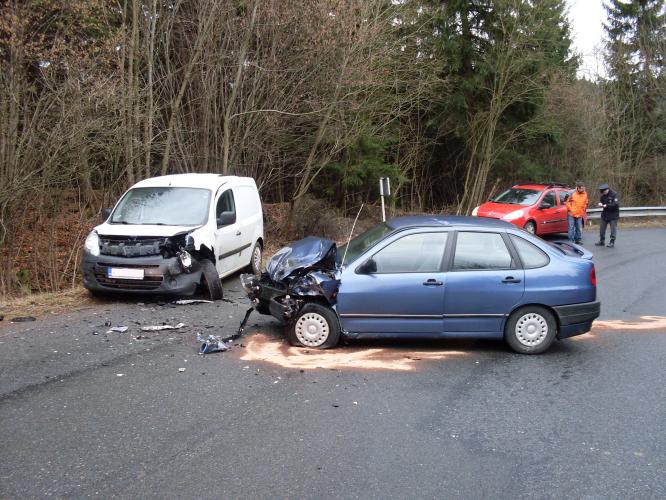 Při nehodě na Poličsku byly zraněny dvě osoby