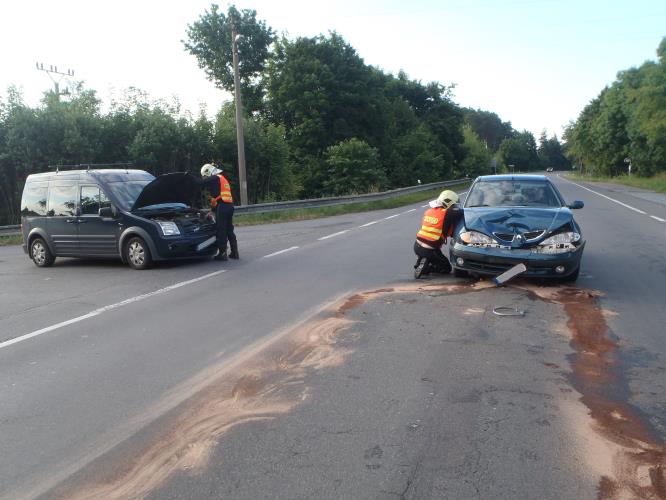 Nehoda ve Slatiňanech.