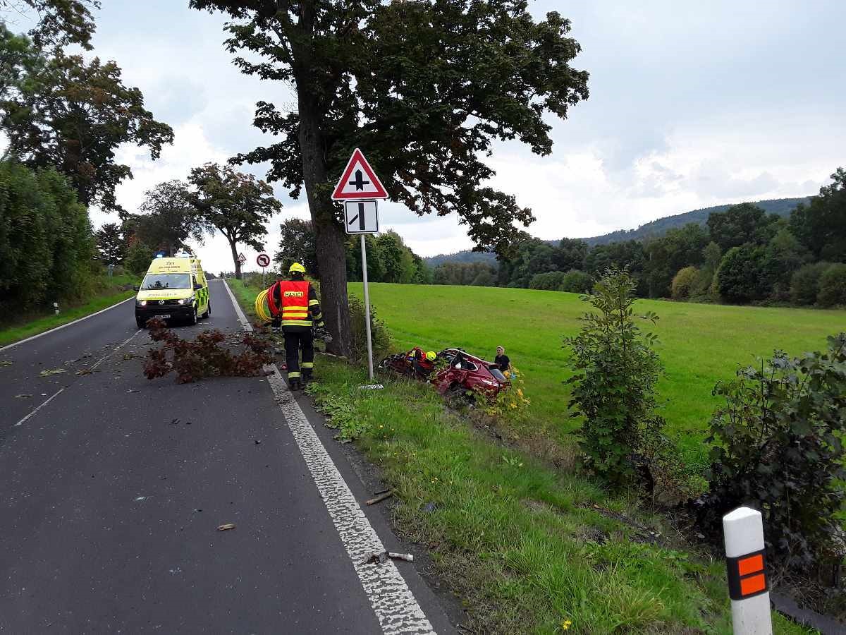 Dopravní nehoda u Šluknova