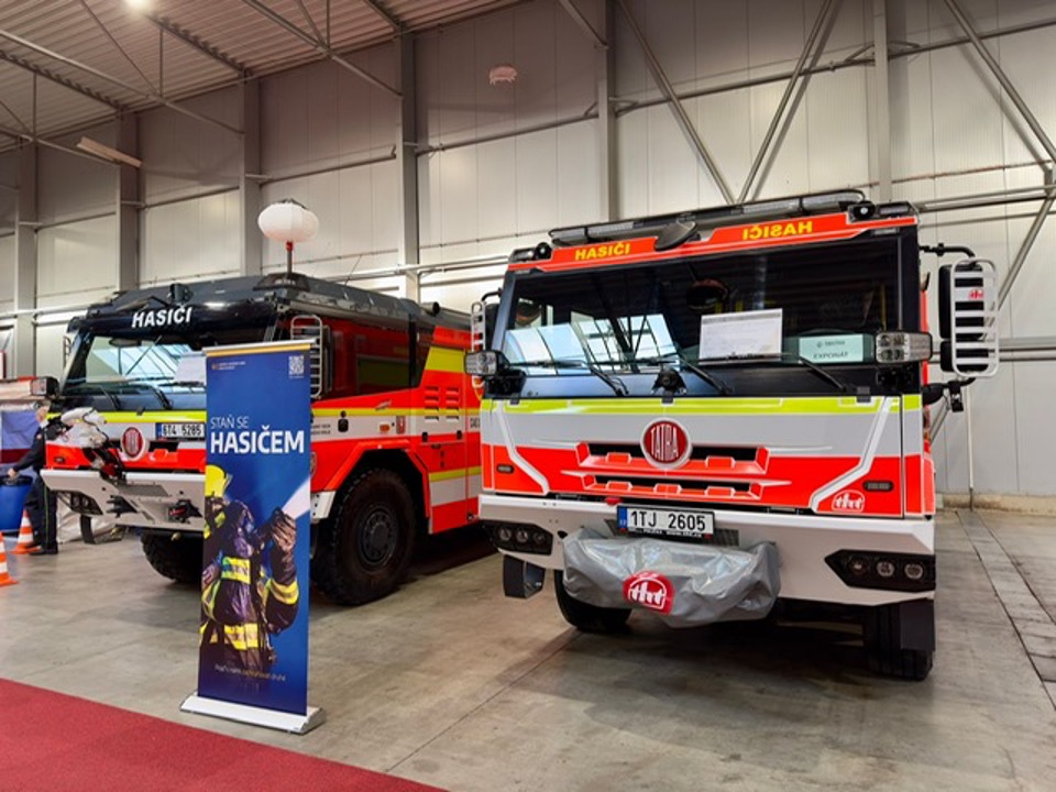 Expozice Hasičského záchranného sboru ČR na výstavě Future Forces Exhibition 2024