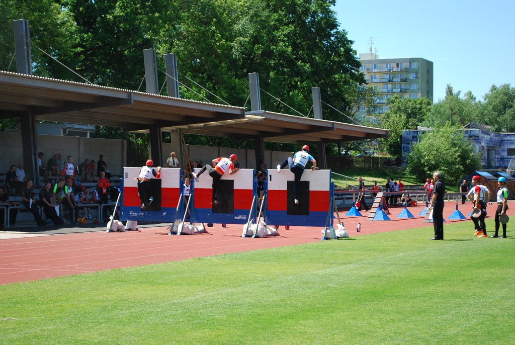 Krajská soutěž v požárním sportu, Jindřichův Hradec - 9. 6. 2017 (12).JPG