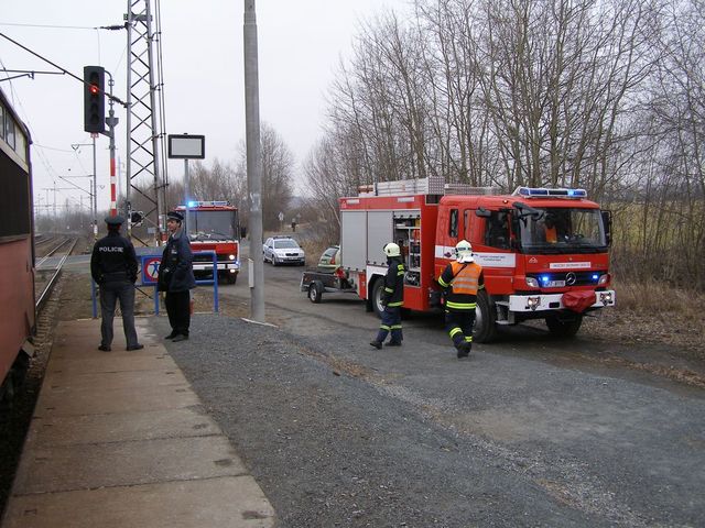 Požár lokomotivy Chlumčany