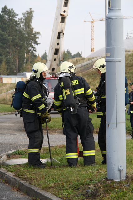 Taktické cvičení v podniku ČEPRO