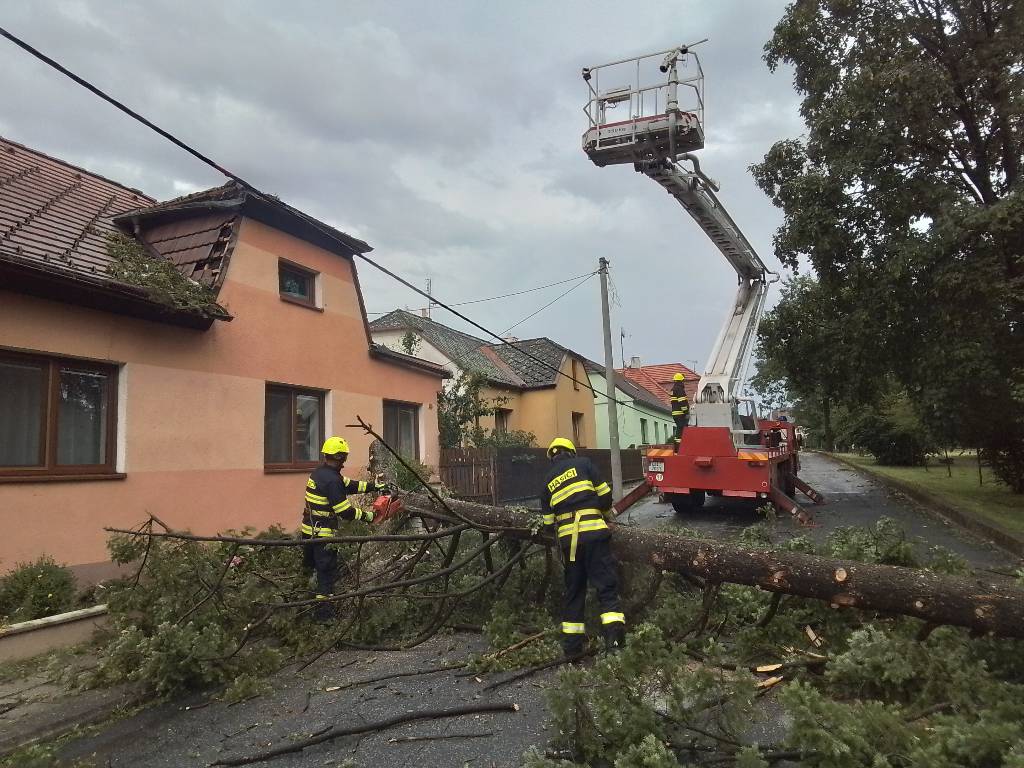 Zásahy v souvislosti s počasím