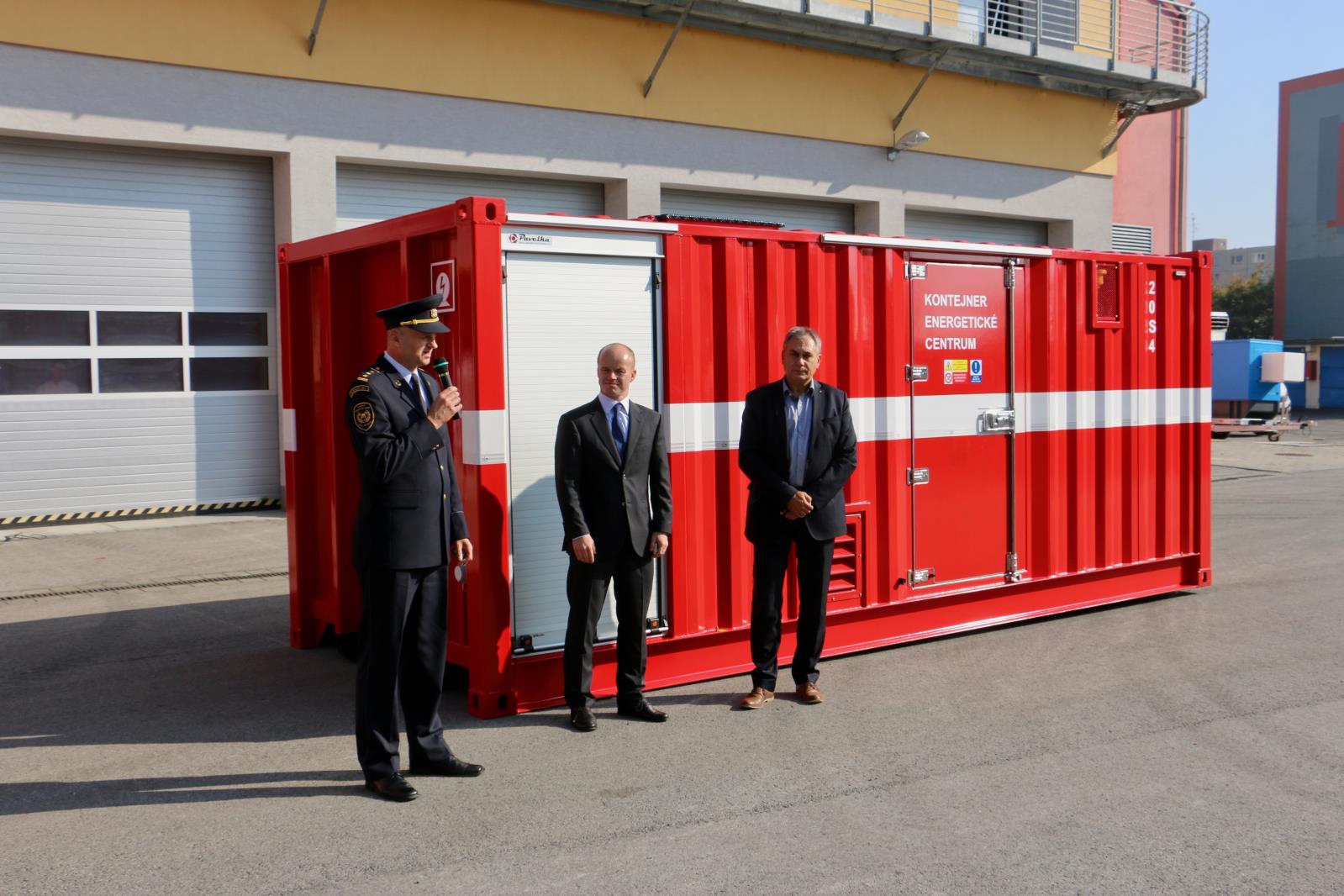 predani energo centrum kontejneru - Olomouc