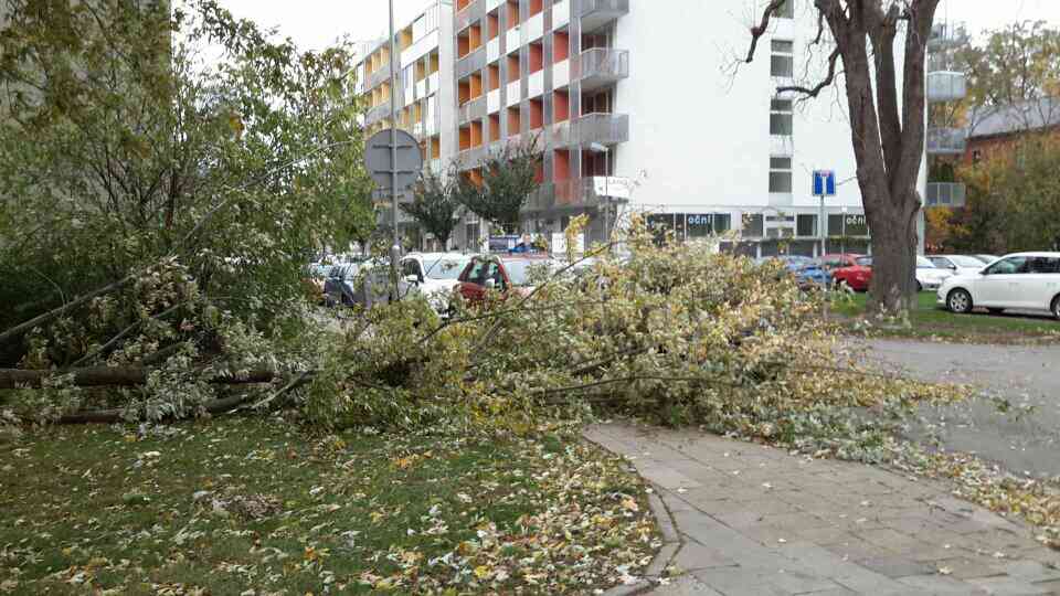 silný vítr olomoucky kraj foto aktualizace II